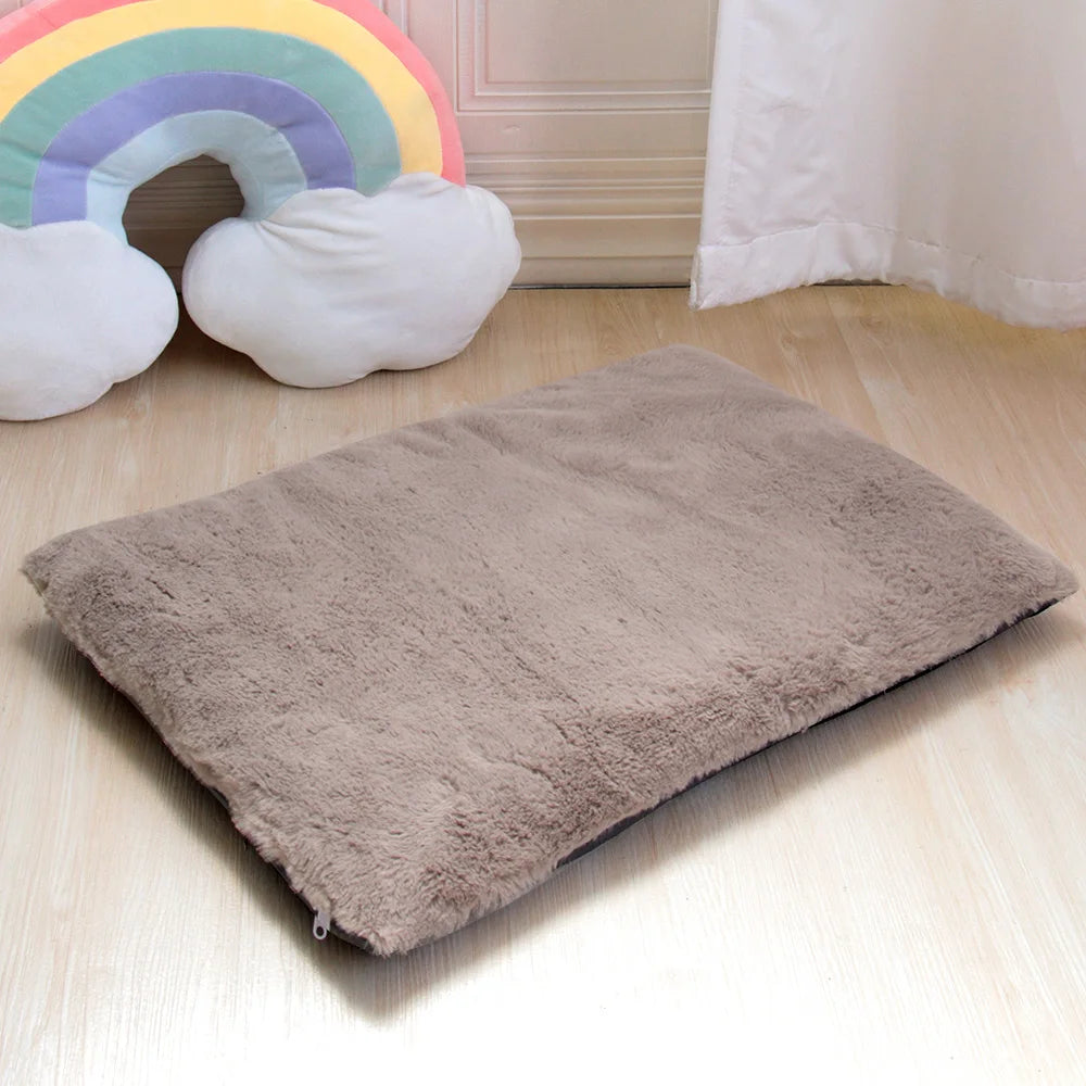 Thick Warm Dog Bed Mat Soft Pet Sleeping Cushion Mats Washable Dogs Cat Bed With Removeable Cushions For Small Large Dogs