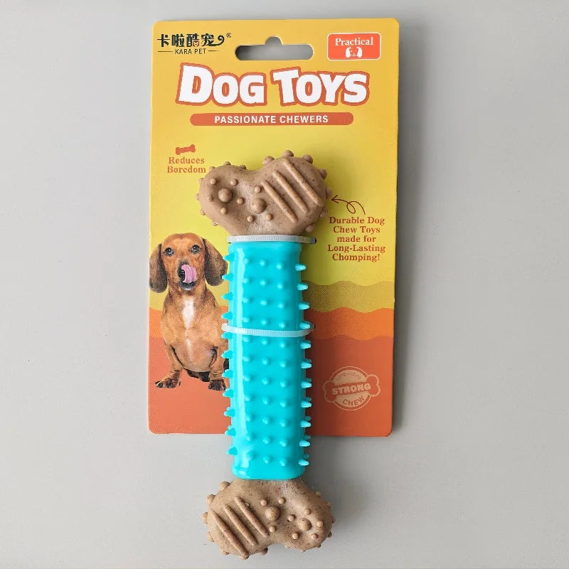 Dog Chew Toy Durable Bite-resistant Toy Bone-shaped Universal Pet Interactive Product Suitable for Large Medium and Small Dogs